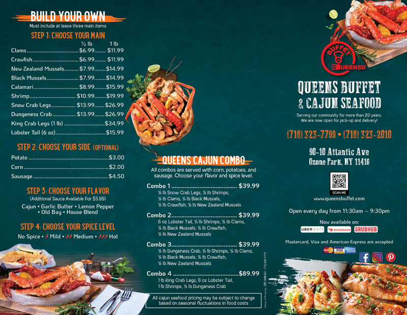 Queens Buffet & Cajun Seafood | Online Order | Buffet & Cajun Seafood ...